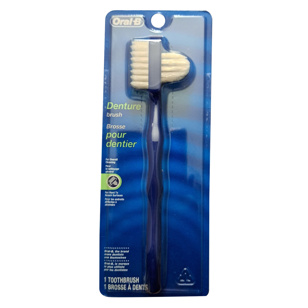 Oral-B Denture Dual Head Tooth Brush, 1 Ea